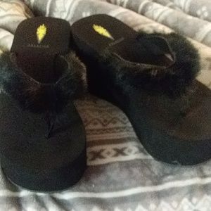 Volatile fur platforms new size 7